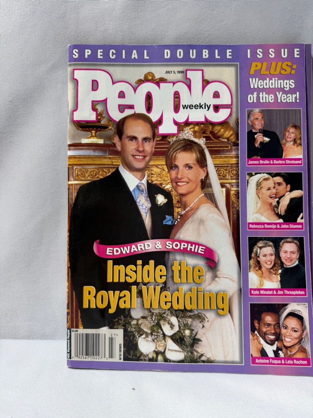 Special Double Issue - Edward & Sophie Royal Wedding Cover (Purple)